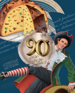 Pubblicità 90° Panettoni Giovanni Cova