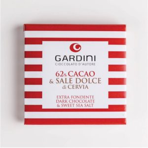 Gardini Tavoletta al Cioccolato Fondente 62% con Sale Dolce di Cervia - enoteca san lorenzo riccione