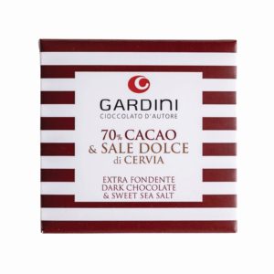 Gardini Tavoletta Cioccolato Fondente e Sale Dolce di Cervia - enoteca san lorenzo riccione