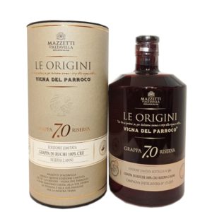 Mazzetti Grappa Riserva 7.0 Le Origini Vigna del parroco 70cl (Astucciata)