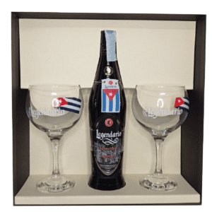 legendario ron anejo 9 anni + 2 balloon