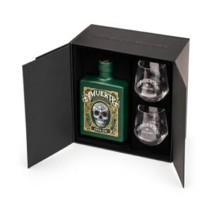 Amuerte Green Gin Carton Box con bicchieri - enoteca san lorenzo riccione