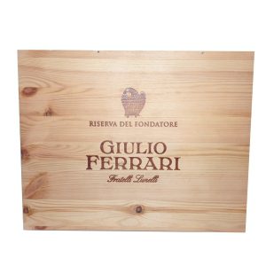 giulio ferrari ris fondatore cassetta 6 bottiglie fronte-enoteca san lorenzo riccione