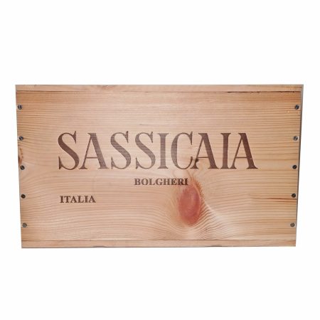 sassicaia cassetta legno vuota-enoteca san lorenzo riccione