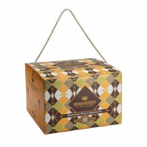 Breramilano panettone pera e cioccolato astucciato Art Déco-enoteca san lorenzo riccione