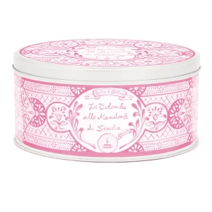 Fiasconaro Colomba Mandorle Di Sicilia Dolce&Gabbana latta rosa-enoteca san lorenzo riccione