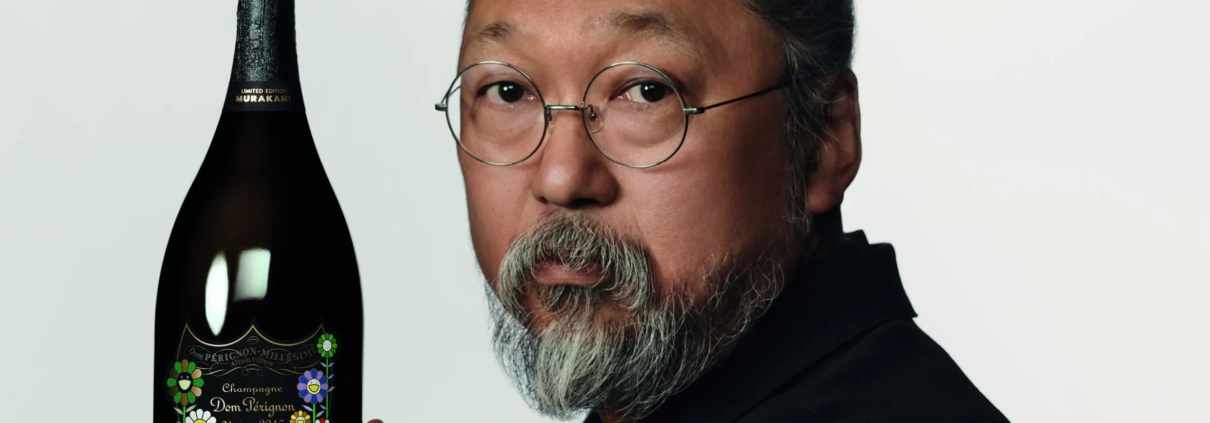 Champagne Dom Pérignon x Murakami confezione artistica