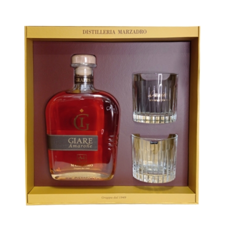 marzadro gaiare amarone cristallo gift box-enoteca san lorenzo riccione