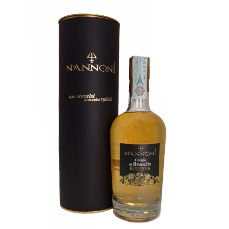 nannoni grappa brunello riserva gift box 50cl-enoteca san lorenzo riccione