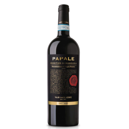 varvaglione papale primitivo linea oro-enoteca san lorenzo riccione