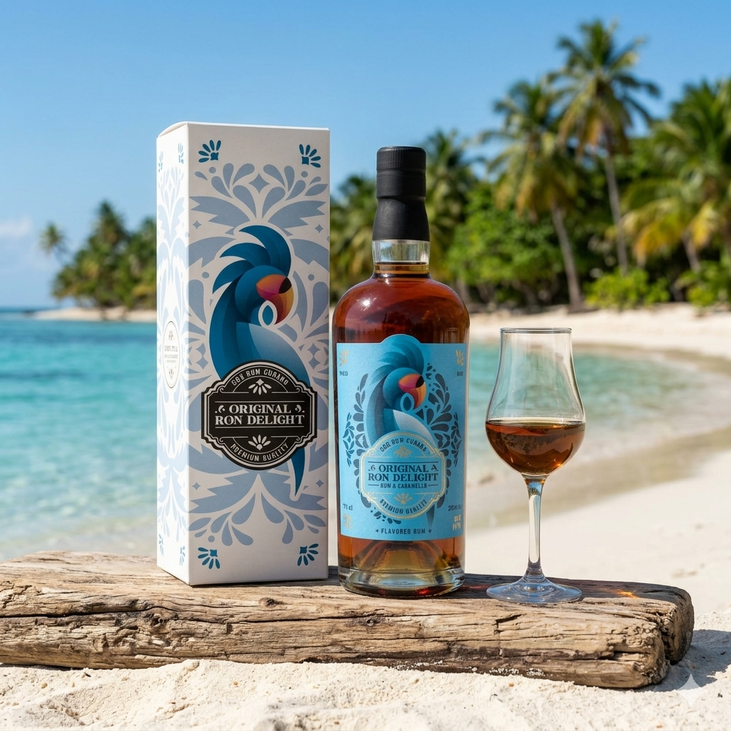 Original Ron Delight ron caramello gift box ambiente-enoteca san lorenzo riccione