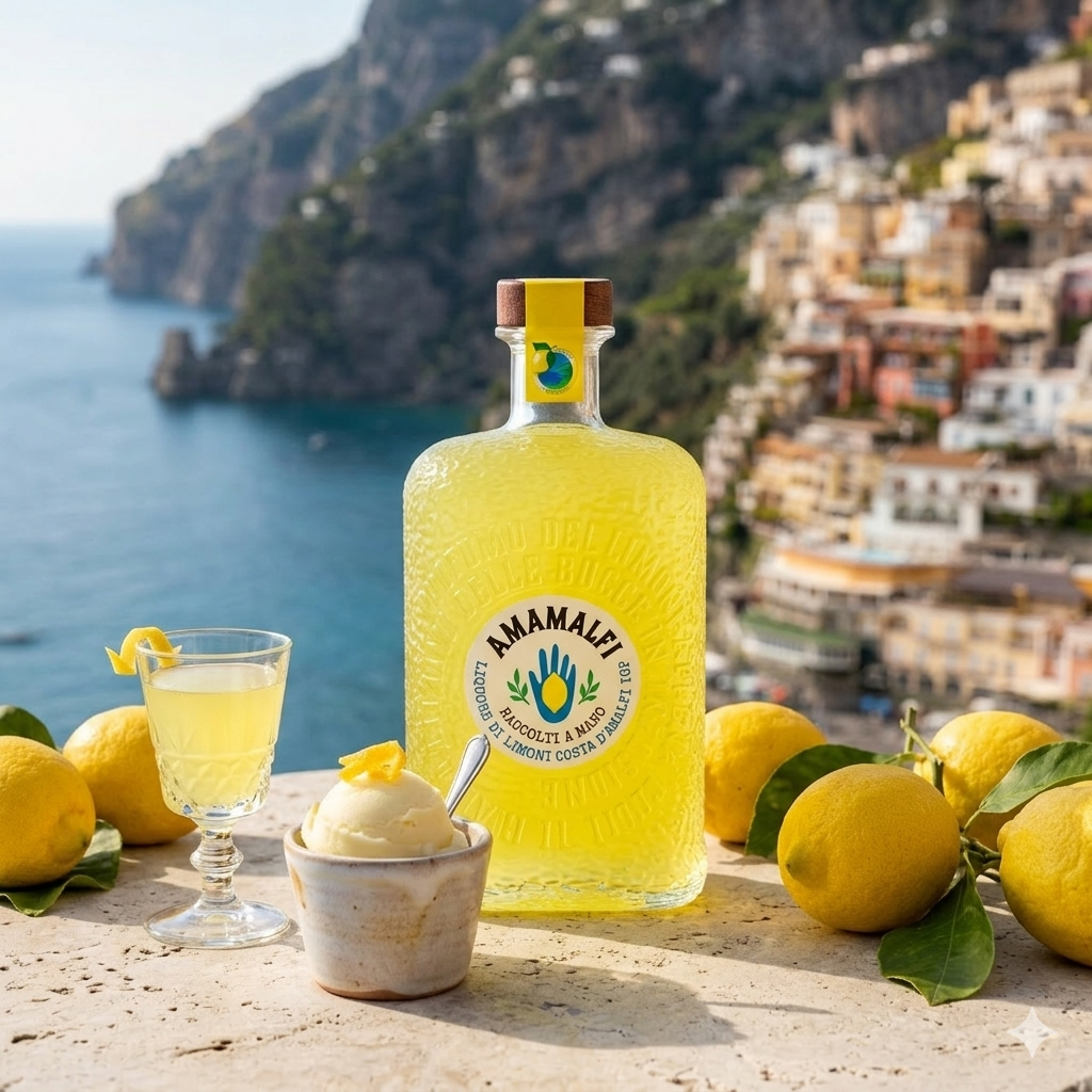 Pallini Limoncello Amamalfi Costa di Amalfi IGP 70cl - immagine 2