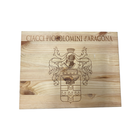 Cassetta Vuota di Legno Ciacci Piccolomini d'Aragona | Brunello di Montalcino