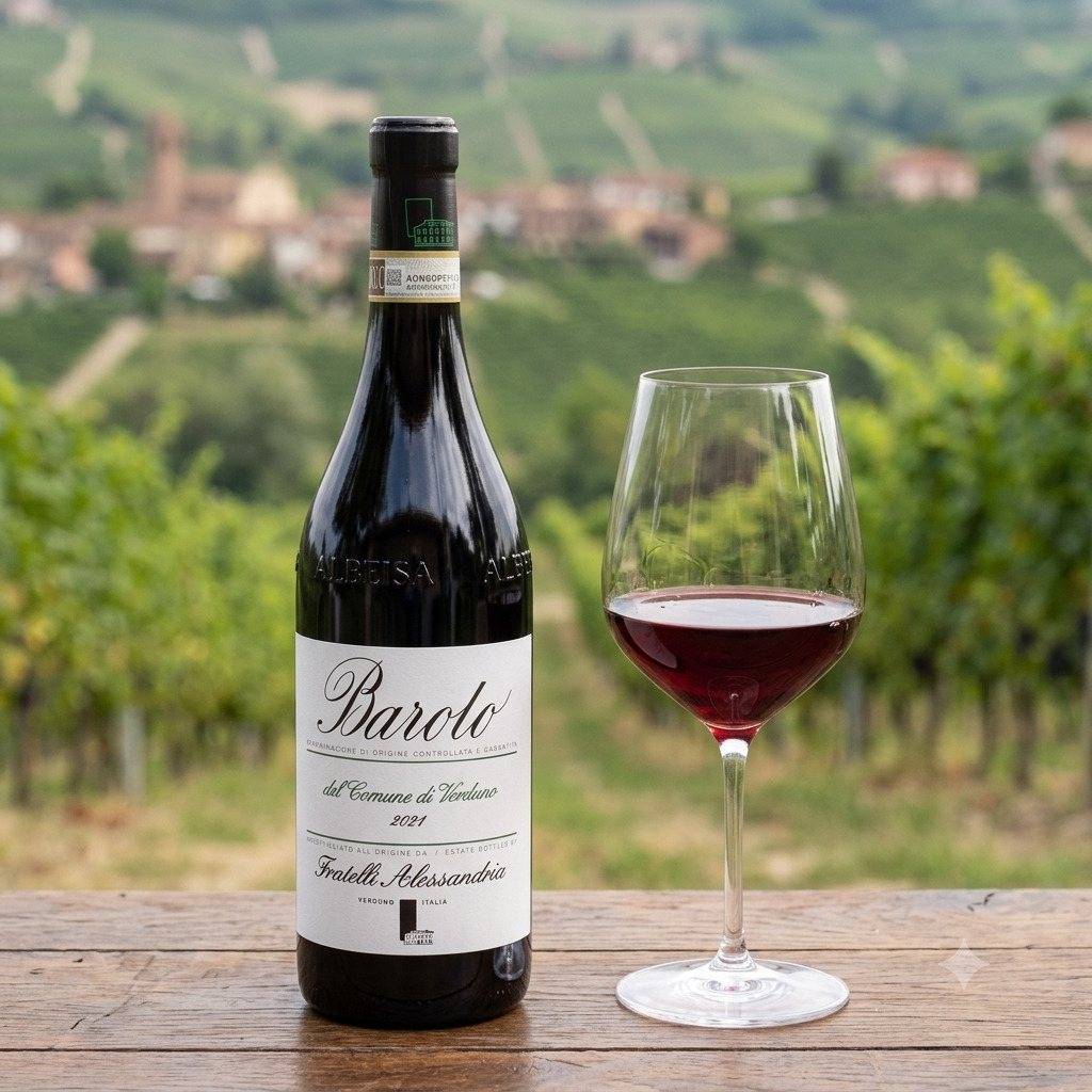 Barolo DOCG del Comune di Verduno 2021 Fratelli Alessandria | Acquista online su Enoteca San Lorenzo
