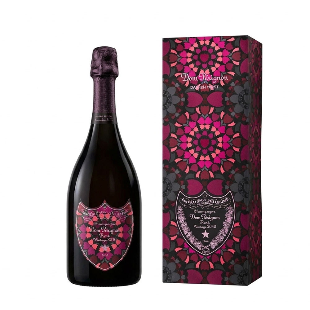 DomPerignon-2010-rose-damienhirst Dom Pérignon Champagne Rosé Vintage 2010 Damien Hirst Limited Edition- enoteca san lorenzo riccione