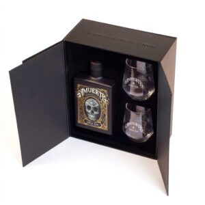 Amuerte Gin Carton Box con bicchieri - enoteca san lorenzo riccione